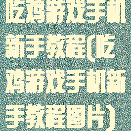 吃鸡游戏手机新手教程(吃鸡游戏手机新手教程图片)
