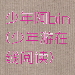 少年阿bin(少年游在线阅读)