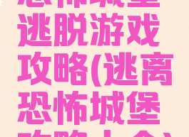 恐怖城堡逃脱游戏攻略(逃离恐怖城堡攻略大全)