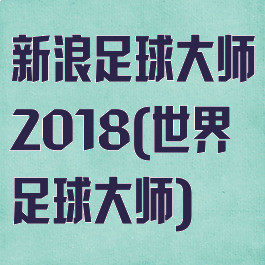 新浪足球大师2018(世界足球大师)